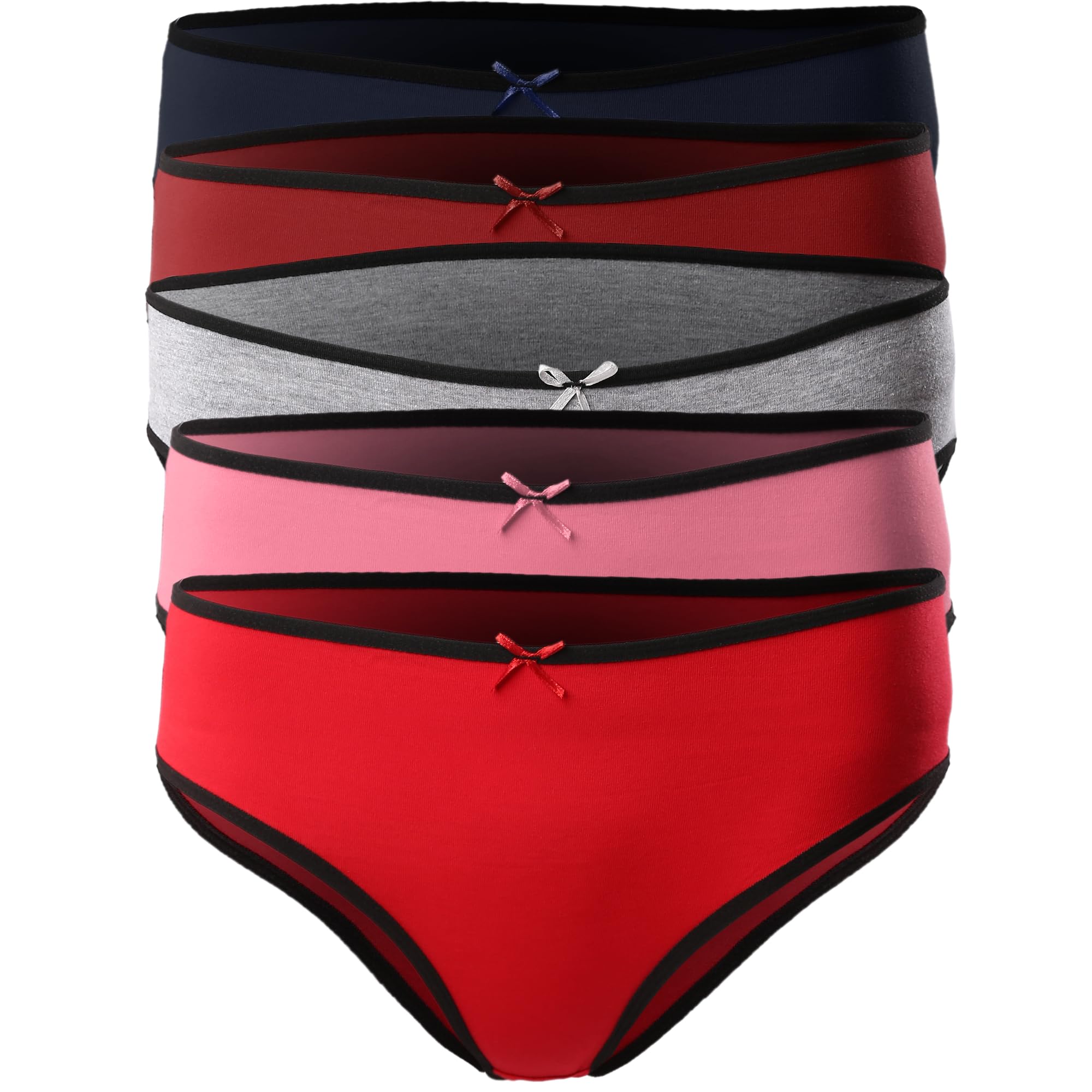 Bundle OF Five Brief Hipster Panties