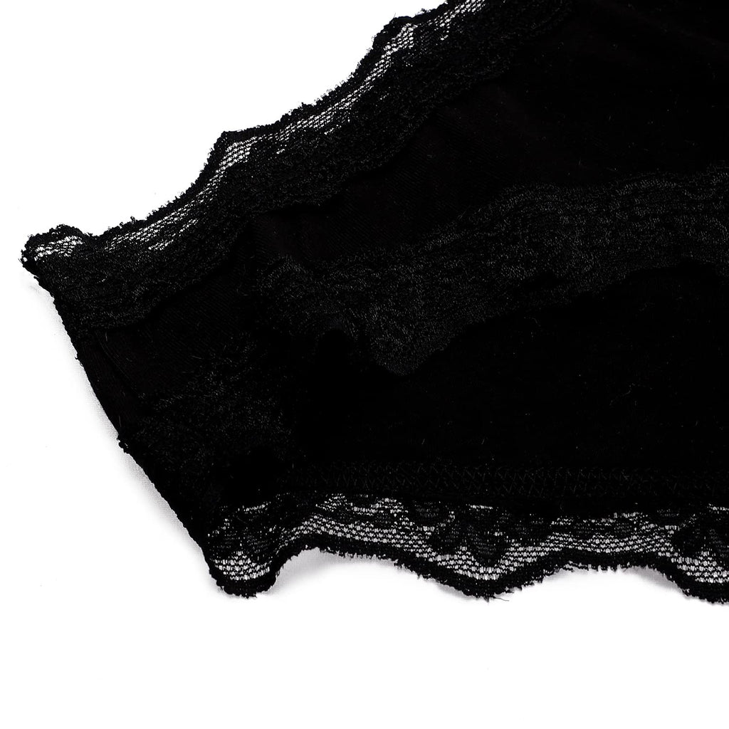 Set OF (3) Cotton Panties Dantel - Multicolor