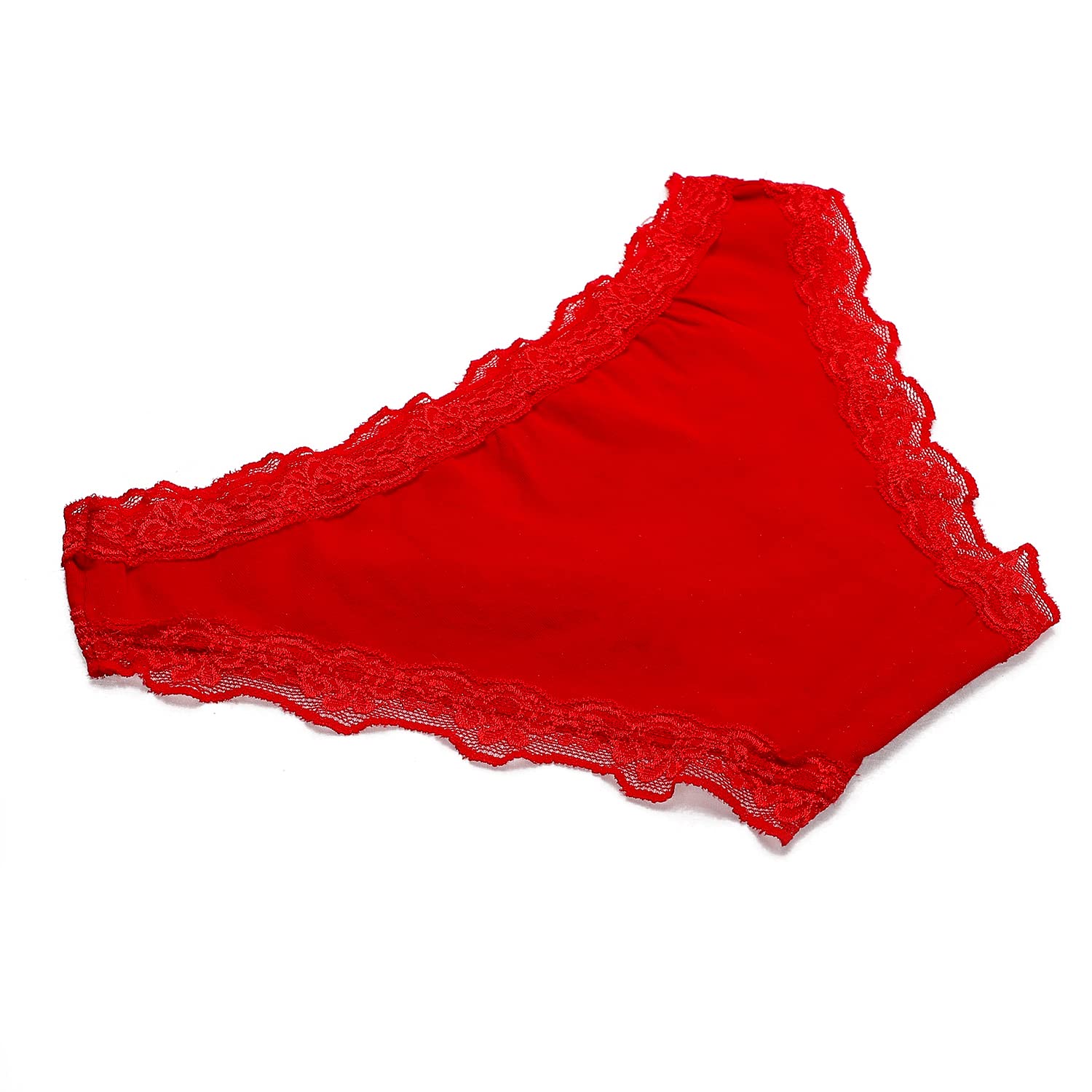 Set OF (3) Cotton Panties Dantel - Multicolor